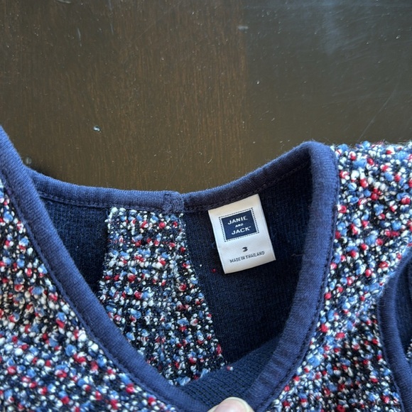 Janie and Jack tweed dress size 3 - Picture 2 of 3
